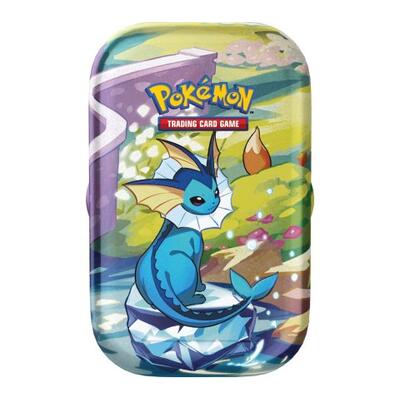 Prismatic Evolutions Mini Tin Vaporeon