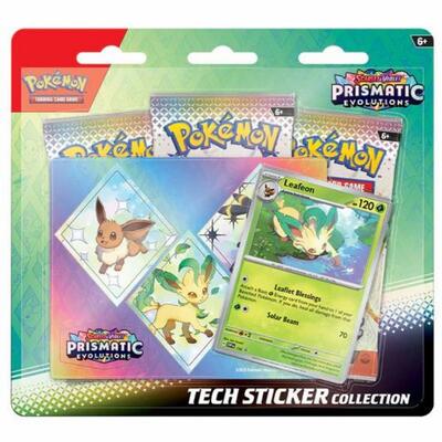 Prismatic Evolutions Tech Sticker Collection Leafeon